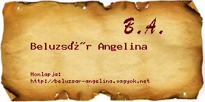 Beluzsár Angelina névjegykártya